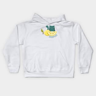 Sourpuss with lemons :-/ Kids Hoodie